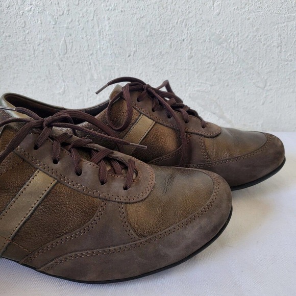 Mephisto Womens Size 8 US Mobils Brown Leather Run Off Air Jet System Sneakers - Picture 3 of 12